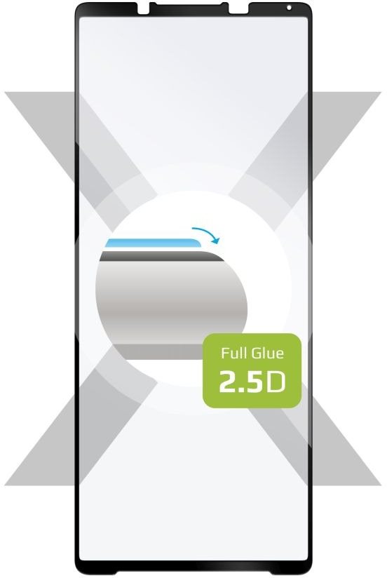 FIXED FullGlue-Cover na Sony Xperia 1 V čierne