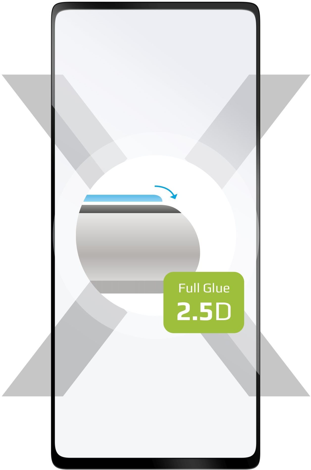 FIXED FullGlue-Cover pre Samsung Galaxy S20 FE čierne