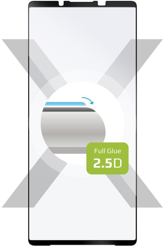 FIXED FullGlue-Cover na Sony Xperia 1 VI čierne