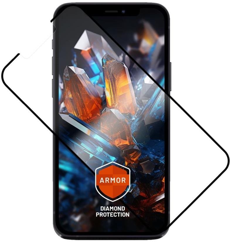 FIXED Armor s AR vrstvou a Anti-dust aplikátorom na Apple iPhone 13/13Pro/14/16e čierne