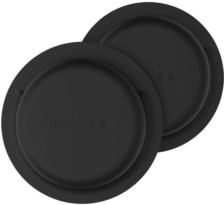 FIXED Silky Sticker na Apple AirTag double pack čierny