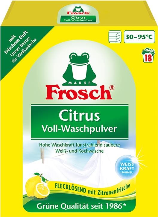 FROSCH EKO Prací prášok Citrus (18 praní)