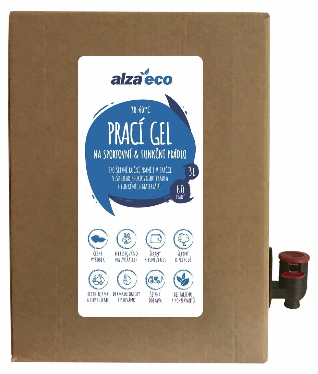 ALZA ECO Na športové oblečenie, 3 l (60 praní)