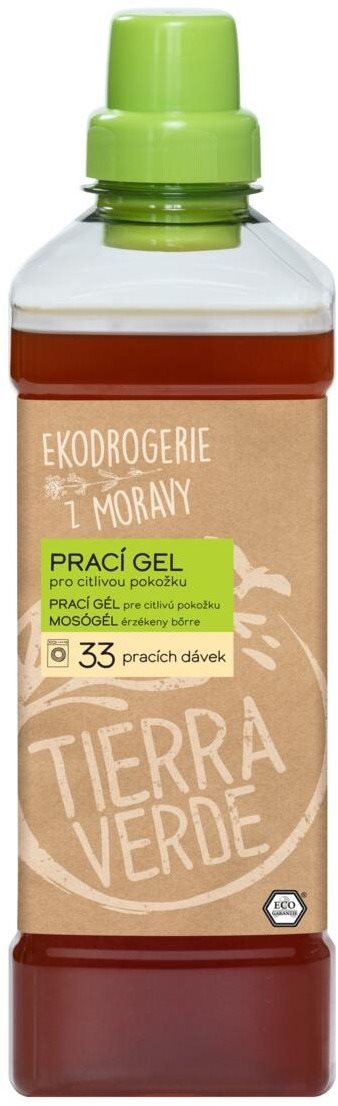TIERRA VERDE prací gél pre citlivú pokožku 1 l (33 praní)