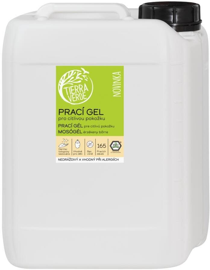 TIERRA VERDE prací gél pre citlivú pokožku 5 l (165 praní)