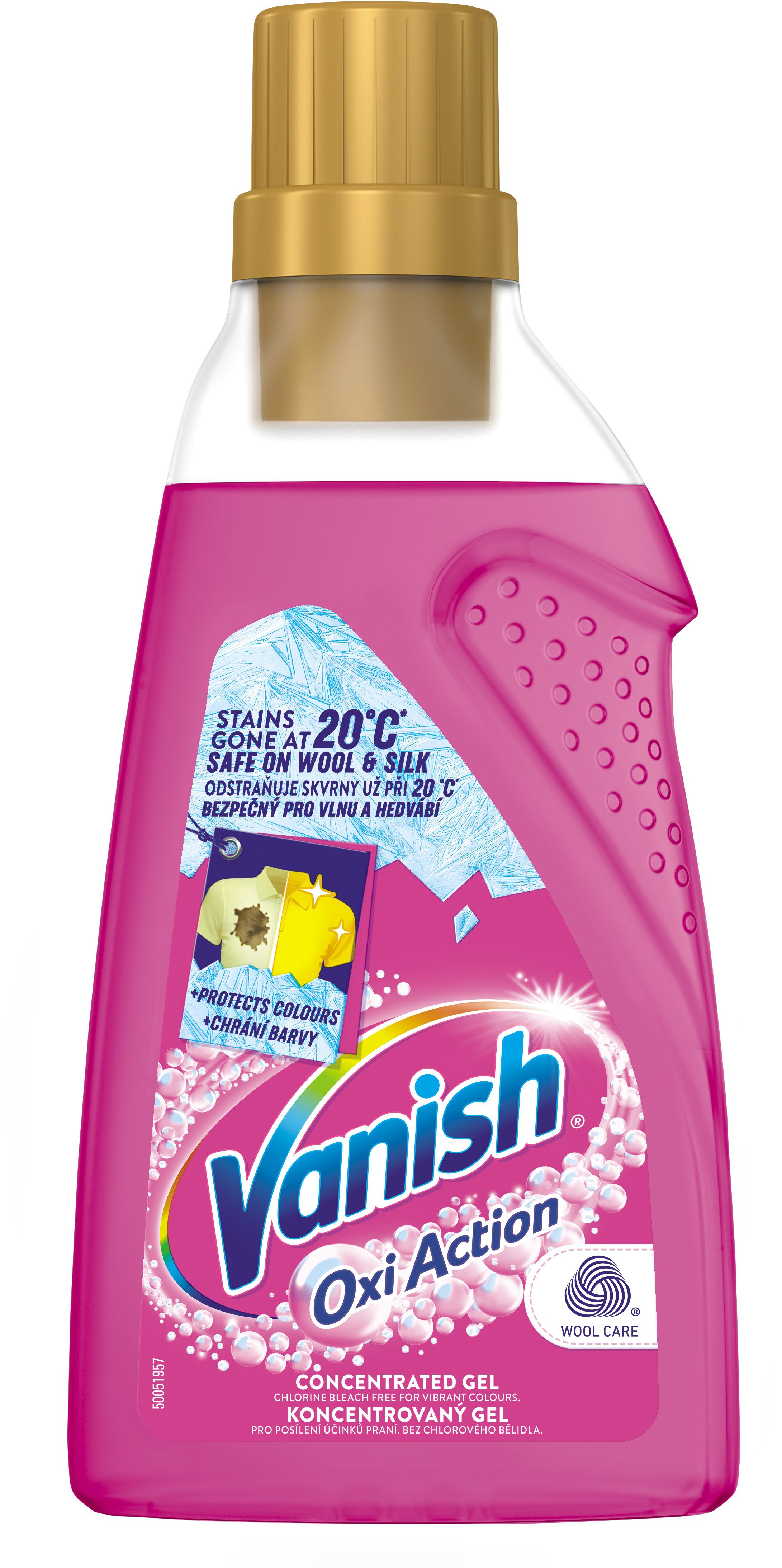 VANISH Oxi Action Gélový odstraňovač škvŕn 750 ml