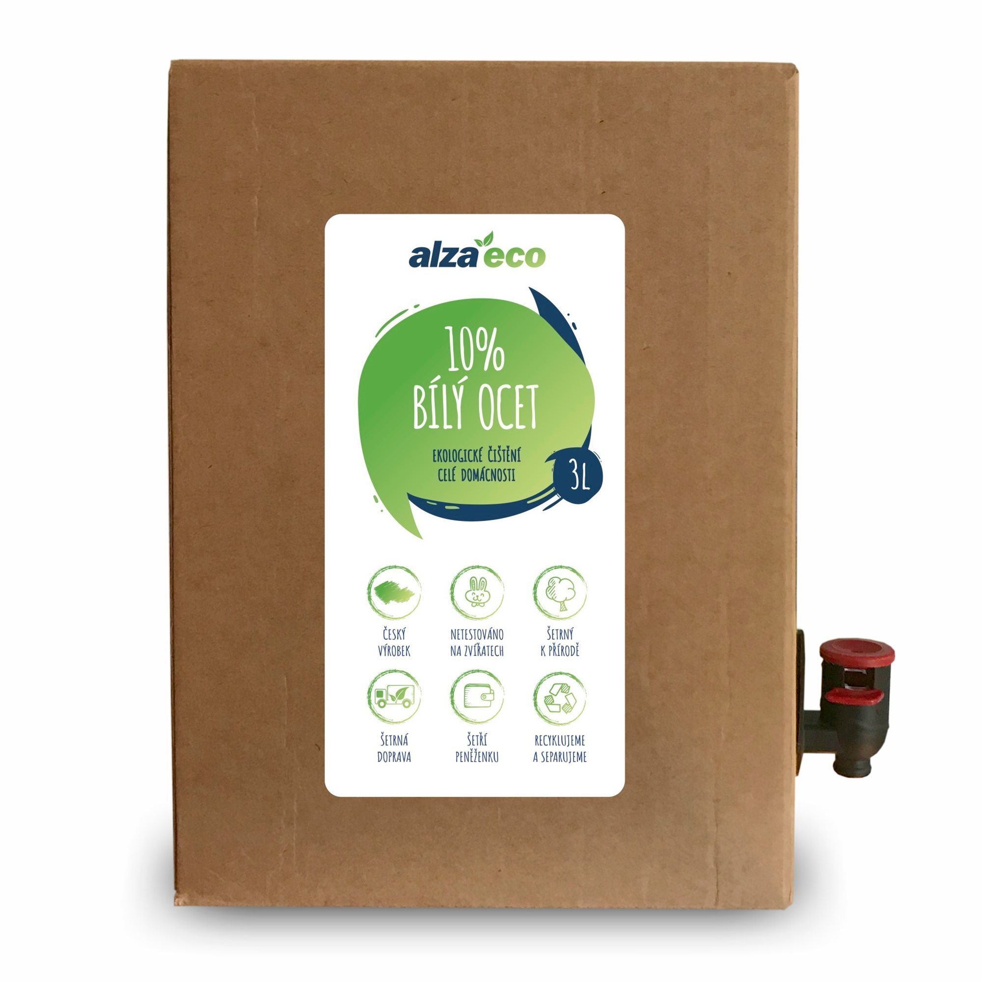 AlzaEco biely ocot 10 % 3 l