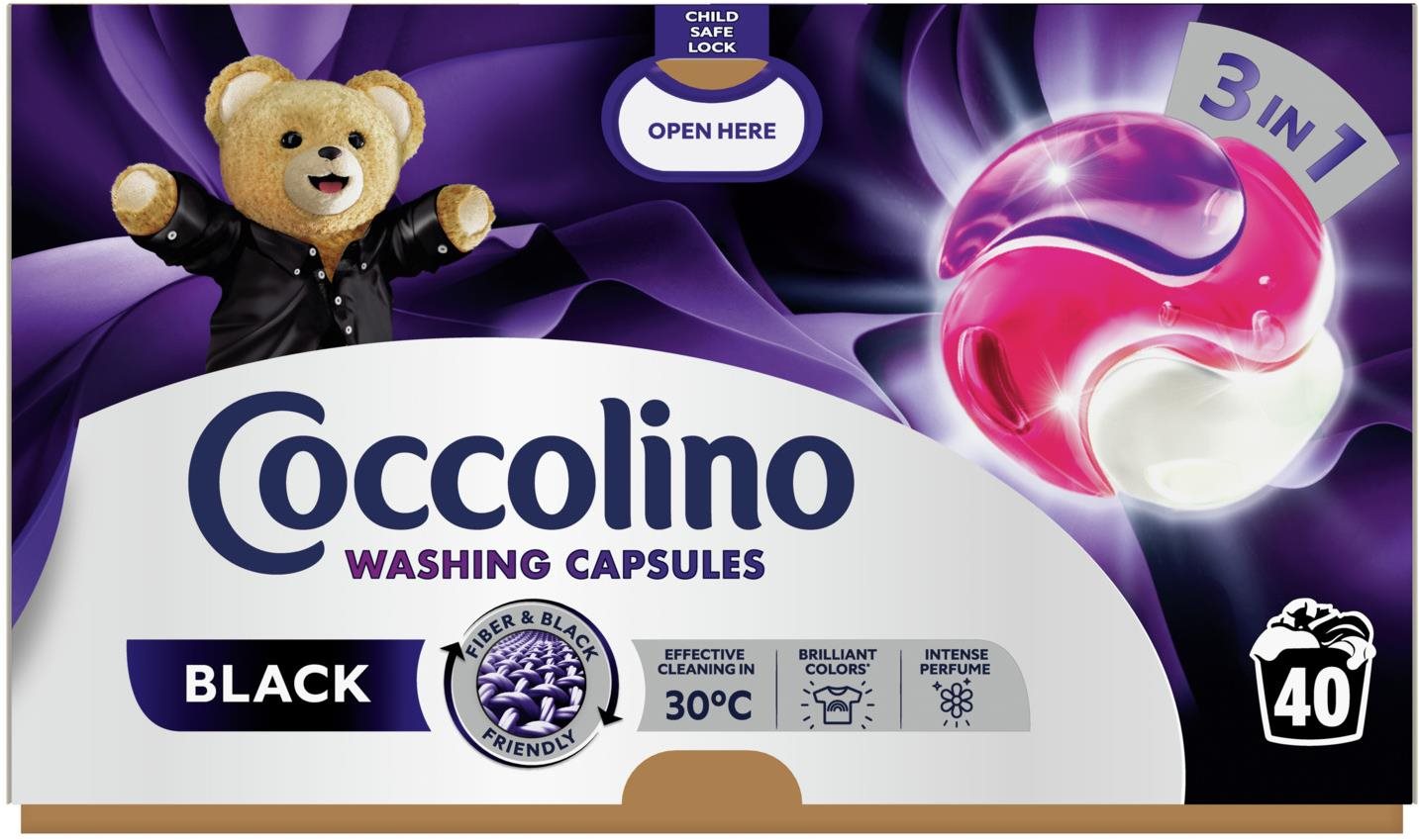 COCCOLINO Black, 40 ks