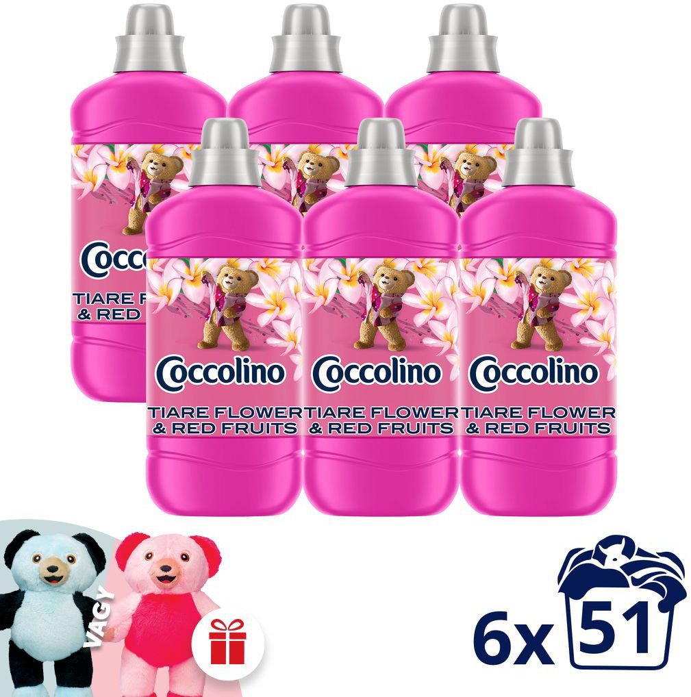 COCCOLINO Tiare Flower & Red Fruits 6× 1,275 l