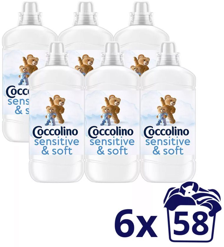 COCCOLINO Sensitive Pure 6× 1,450 l