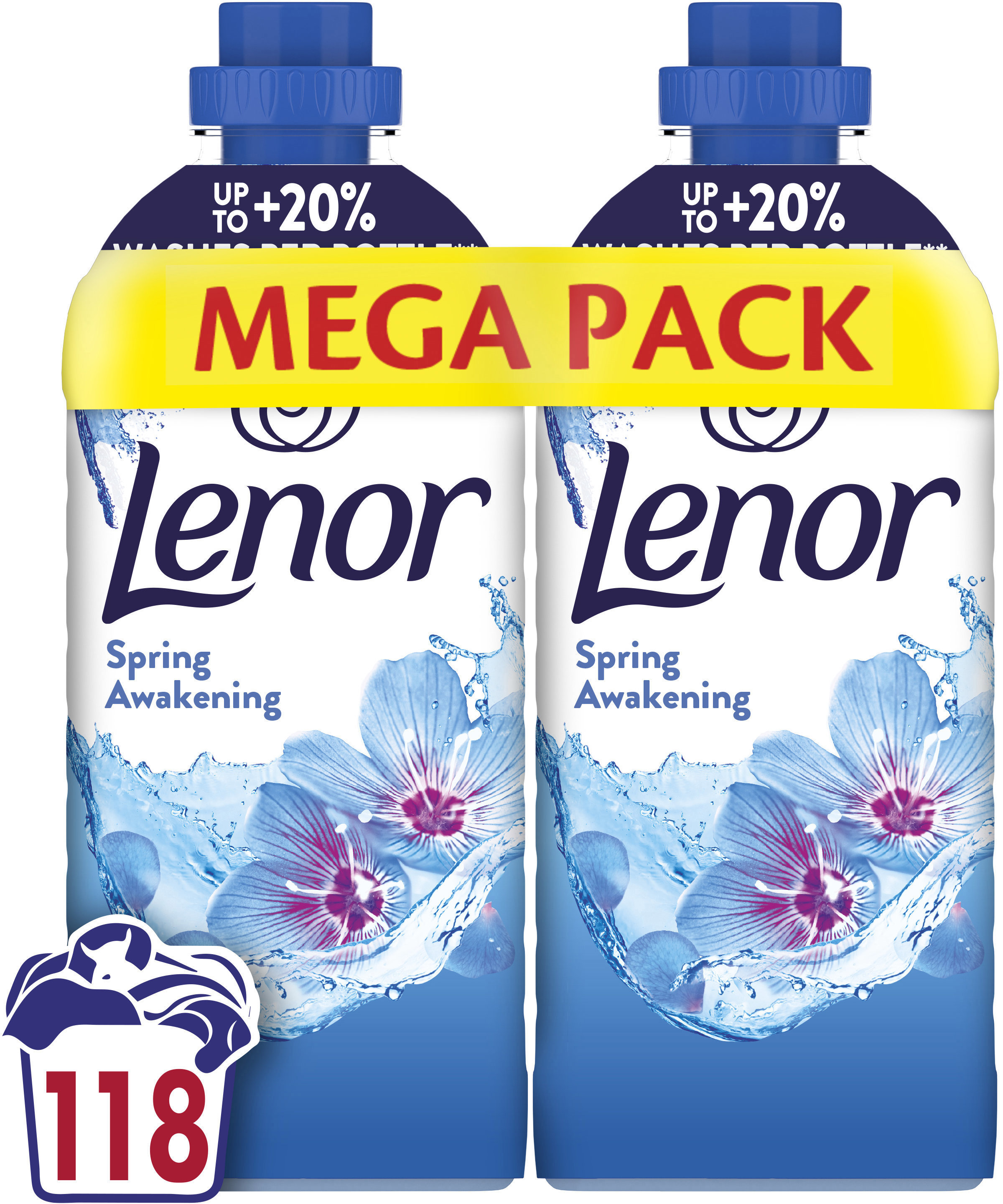 LENOR Spring Awakening 2× 1,239 l (118 praní)