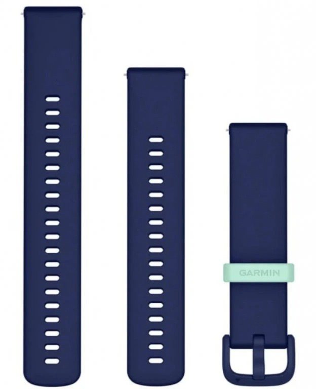 Garmin Quick Release (20 mm) kožený, Navy – Silver