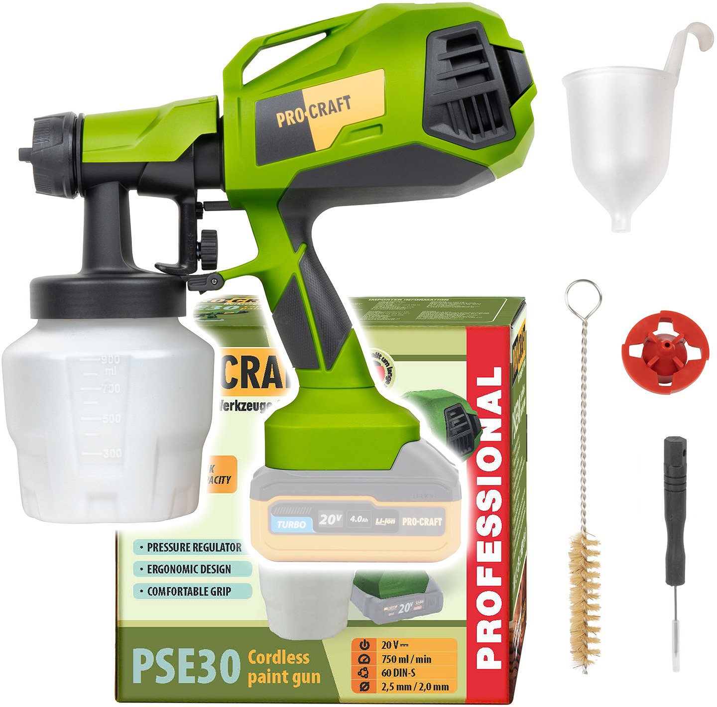 Procraft Aku striekacia pištoľ PSE30bb