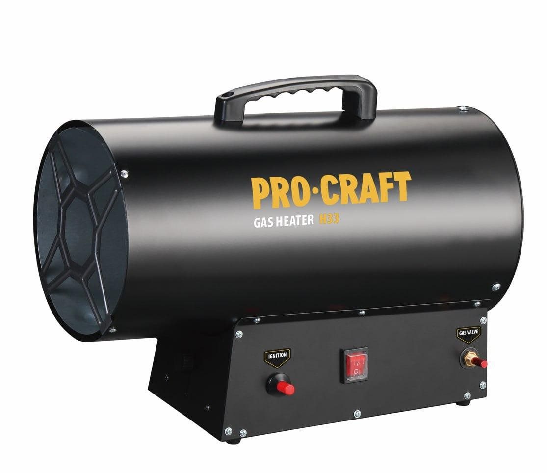 PROCRAFT Plynový teplovzdušný ohrievač H33
