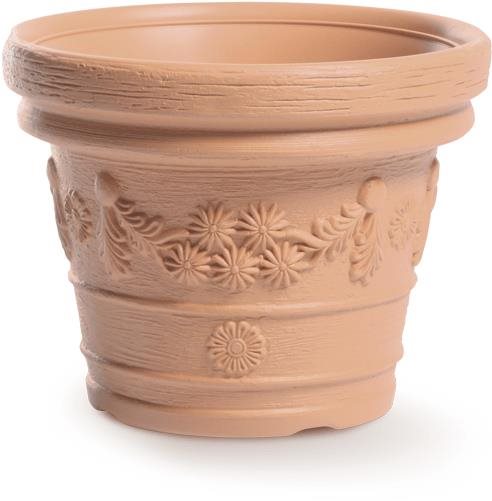 Prosperplast kvetináč DECORA DBDE35, tehlový, priemer 350 mm