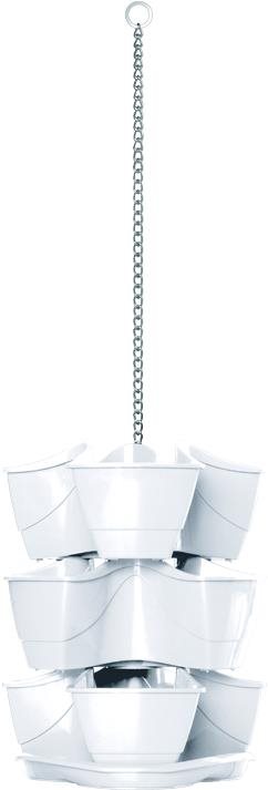 Prosperplast kvetináč kaskáda COUBI DKN300W, biely