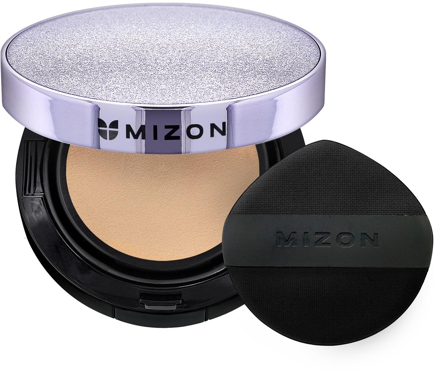 Mizon Vegan Collagen Cushion SPF38 PA++ s náhradná náplň 2 × 15 g #21 bright light beige
