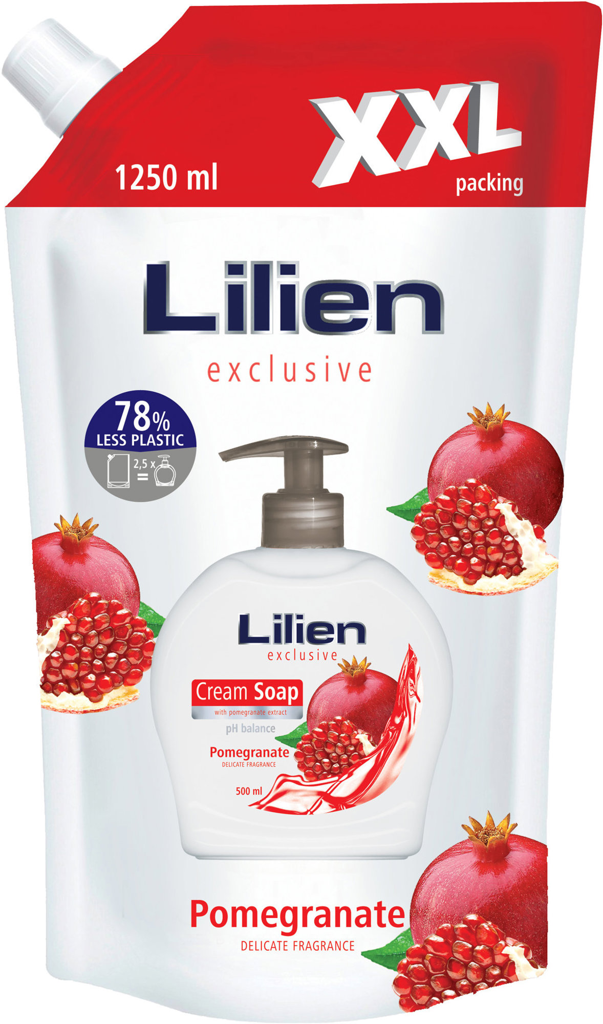 LILIEN Tekuté mydlo Pomegranate Milk XXL 1250 ml