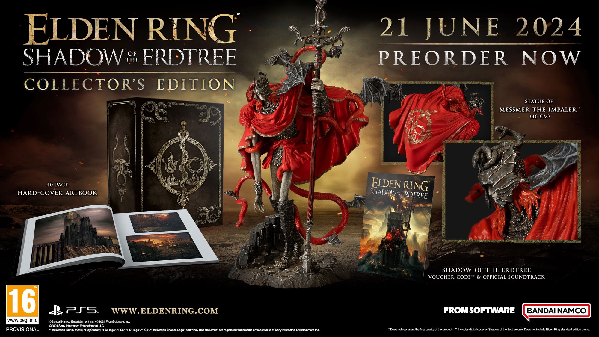 Elden Ring Shadow of the Erdtree: Collectors Edition – PS5