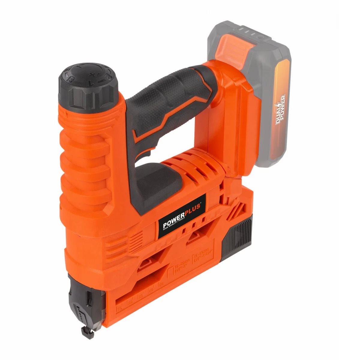 PowerPlus Aku sponkovačka / klincovačka 20 V (bez AKU)