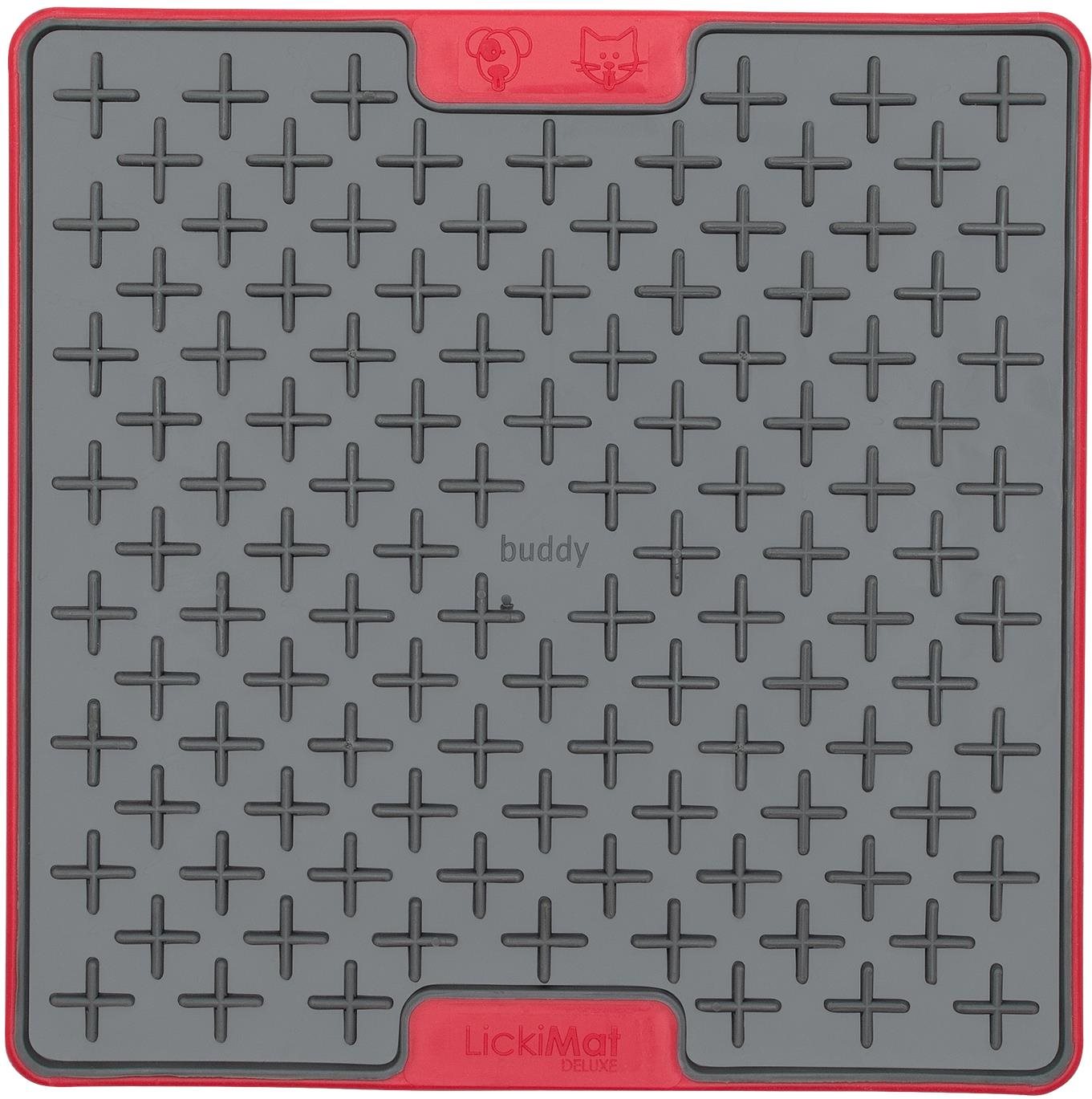 LickiMat Buddy Tuff lízacia podložka červená