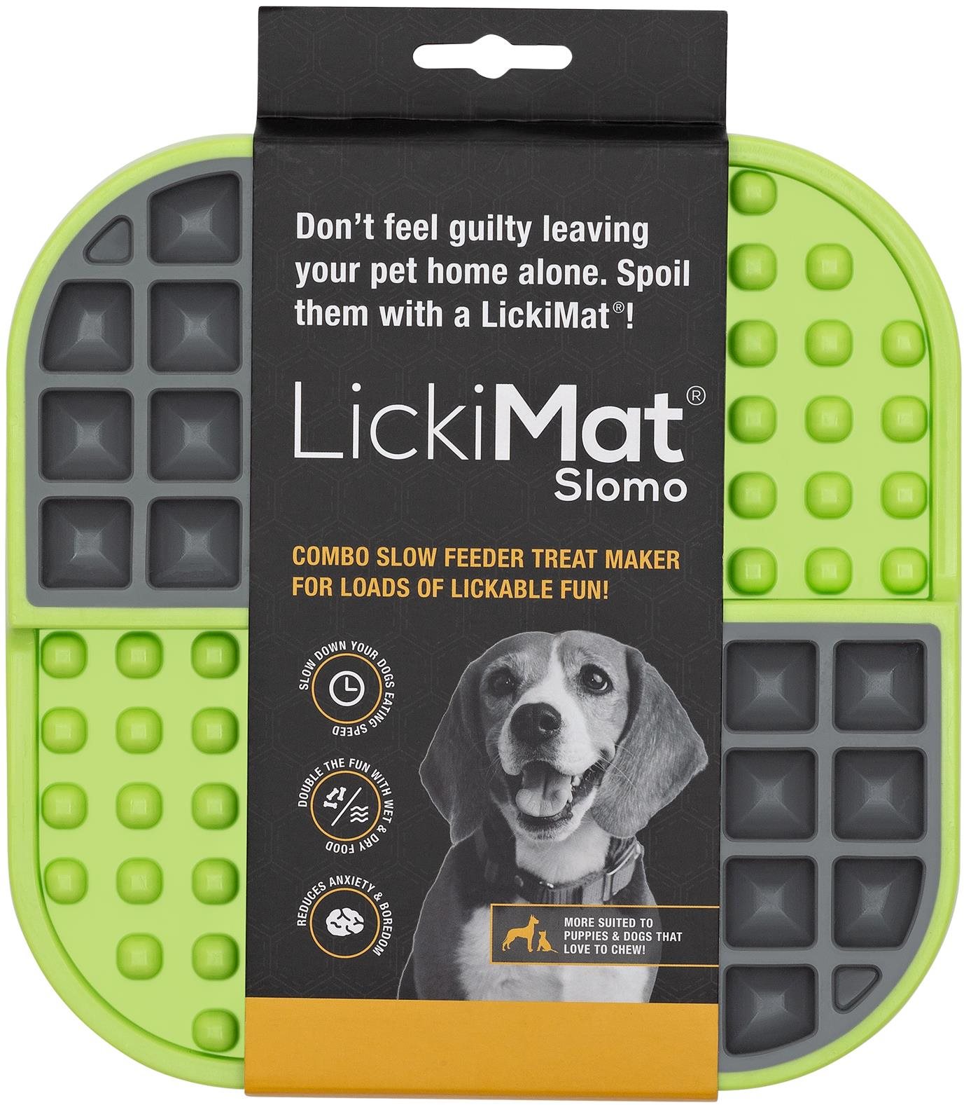 LickiMat Slomo lízacia podložka zelená