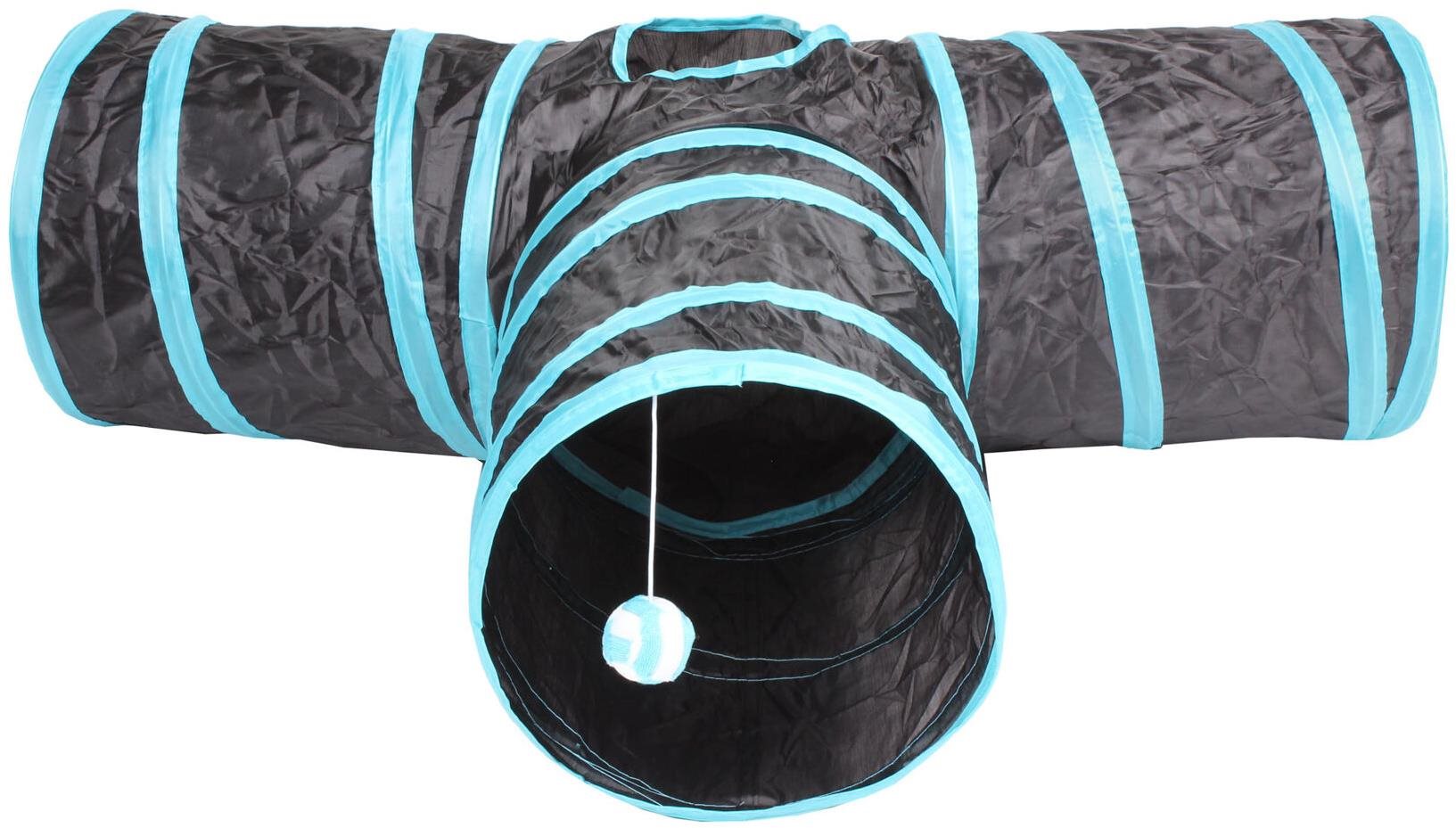 T Three-way agility tunel čierna – modrá