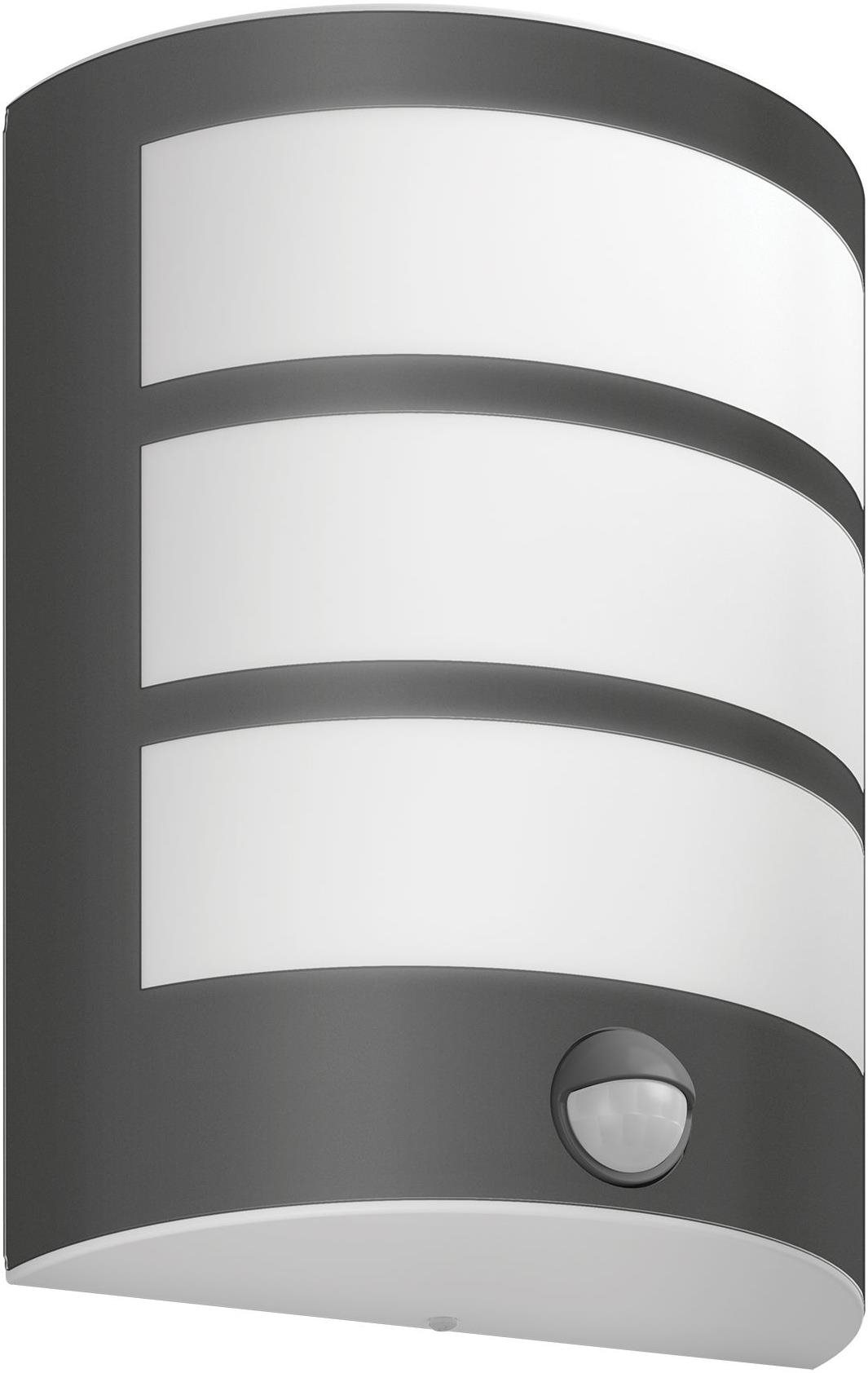 Philips LED Vonkajšie nástenné svietidlo so senzorom PYTHON 4000K
