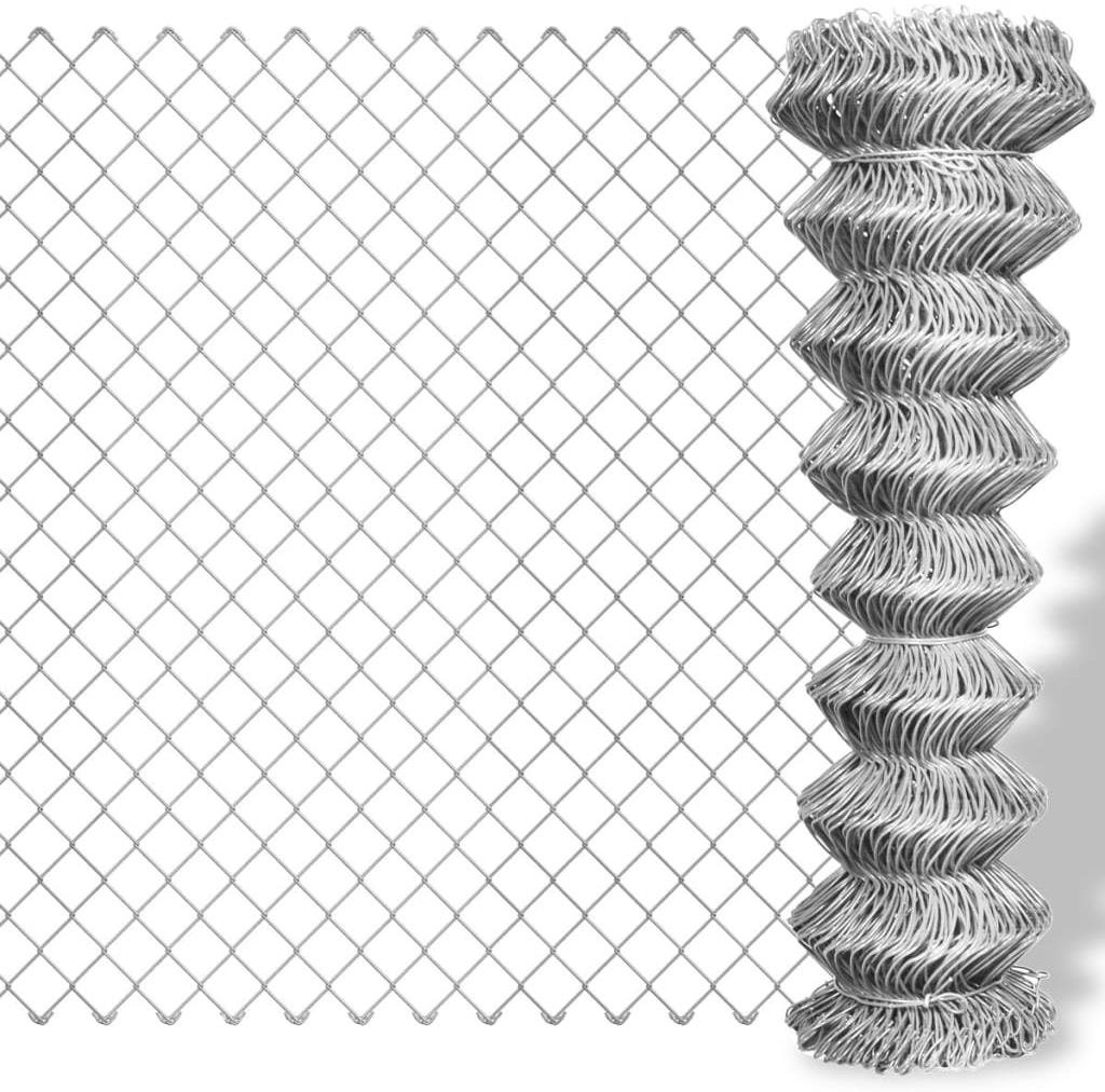 SHUMEE Drôtené pletivo 15 × 1,25 m pozinkovaná strieborná oceľ