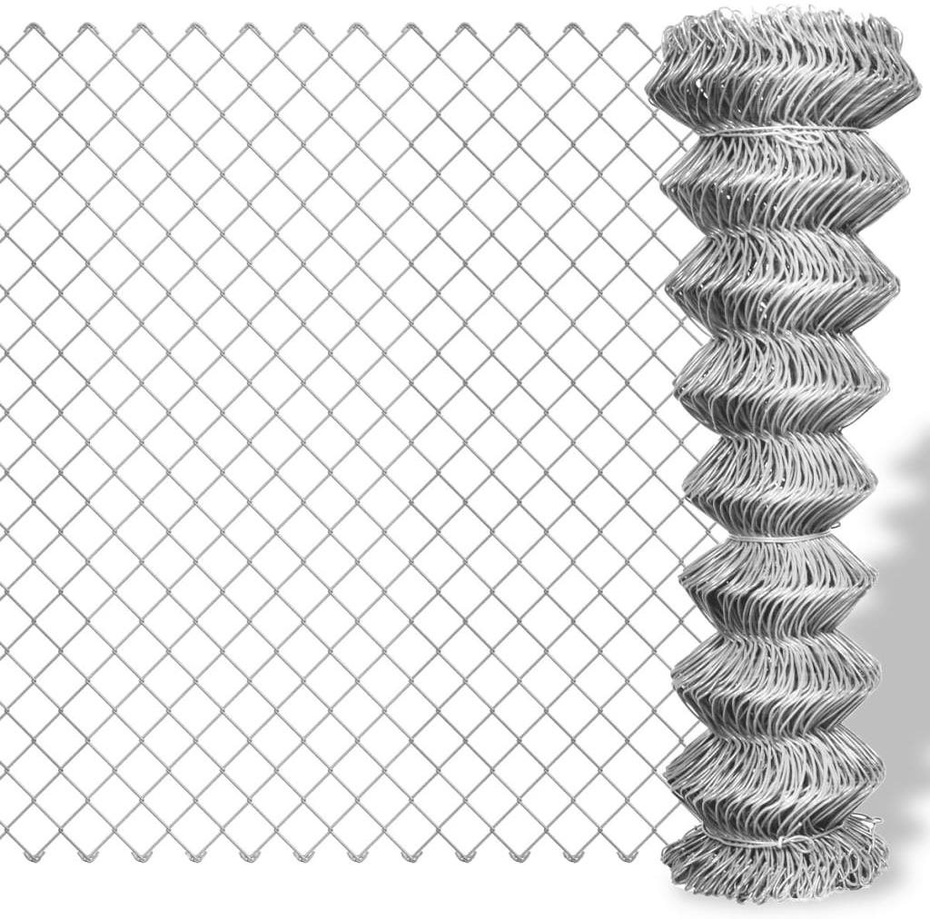 SHUMEE Drôtené pletivo 25 × 1 m pozinkovaná strieborná oceľ