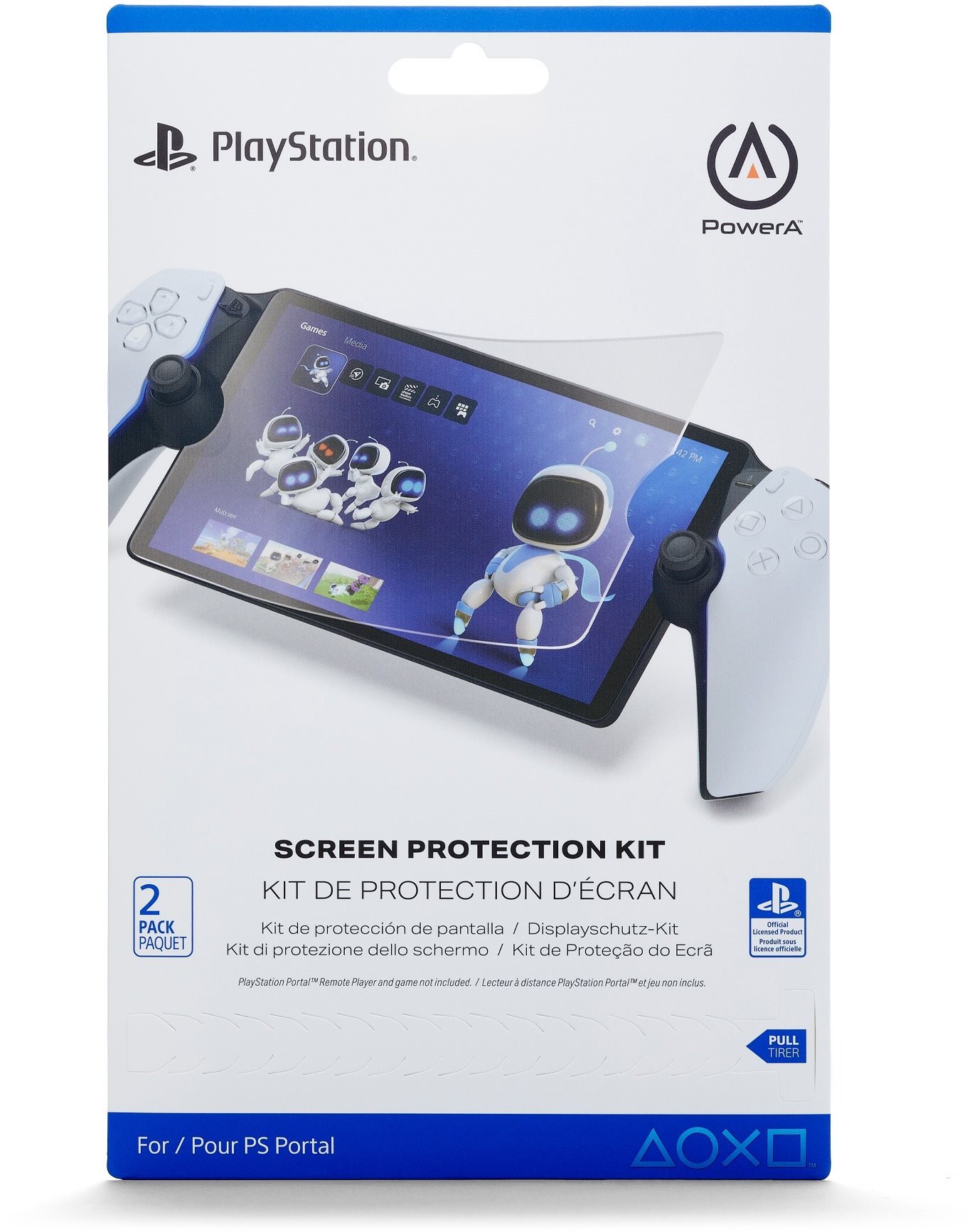 PowerA Ochranná fólie – PlayStation Portal Remote Player, 2 ks v balení