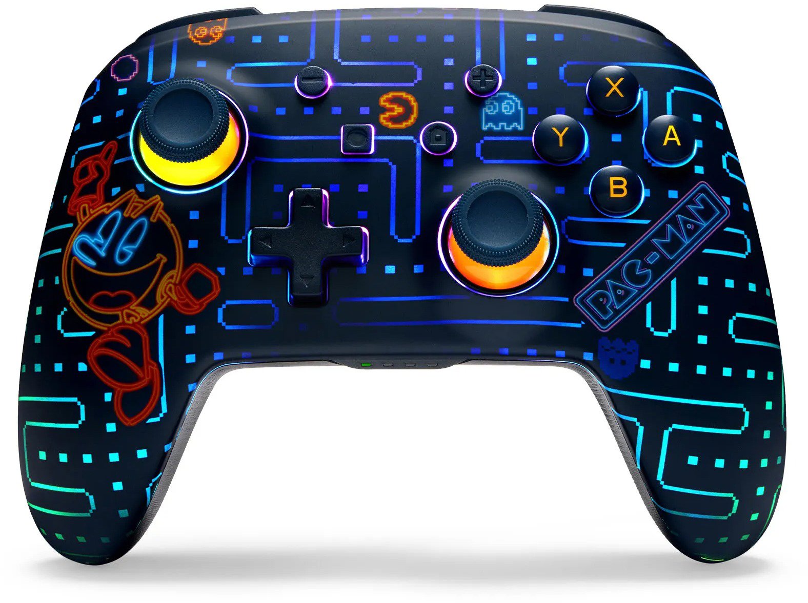 PowerA Enhanced Wireless Controller for Nintendo Switch with Lumectra – Pac Man Arcade