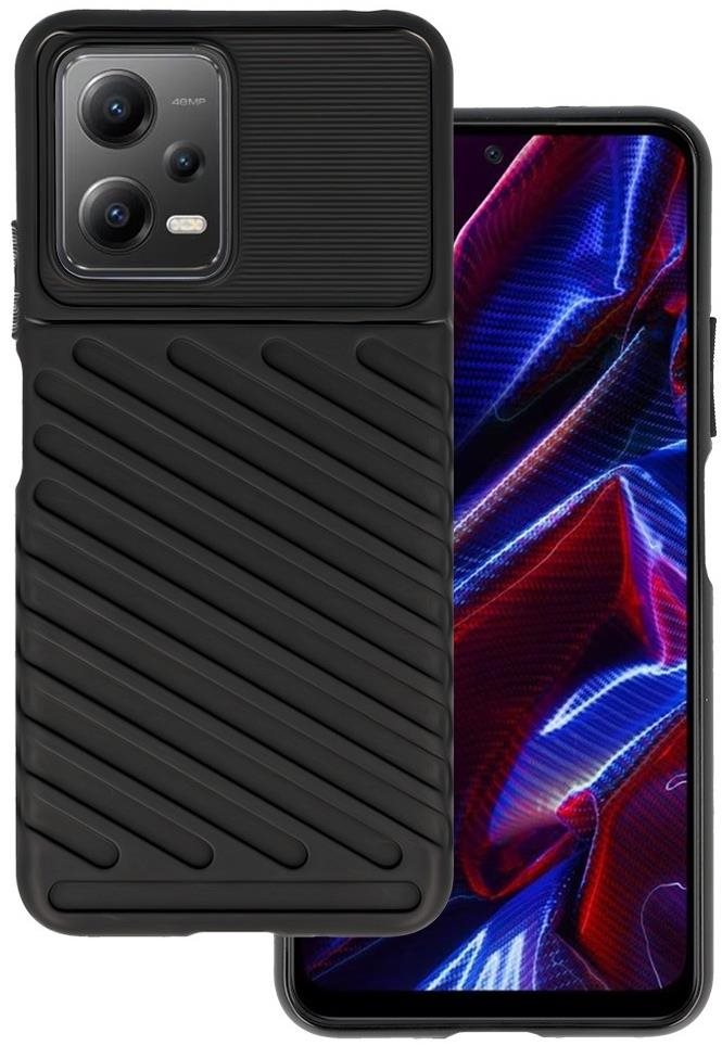 TopQ Kryt Thunder Xiaomi Redmi Note 12 5G čierny 95595