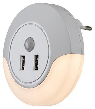 RABALUX 76012 LED Nočné svetlo do zásuvky so senzorom