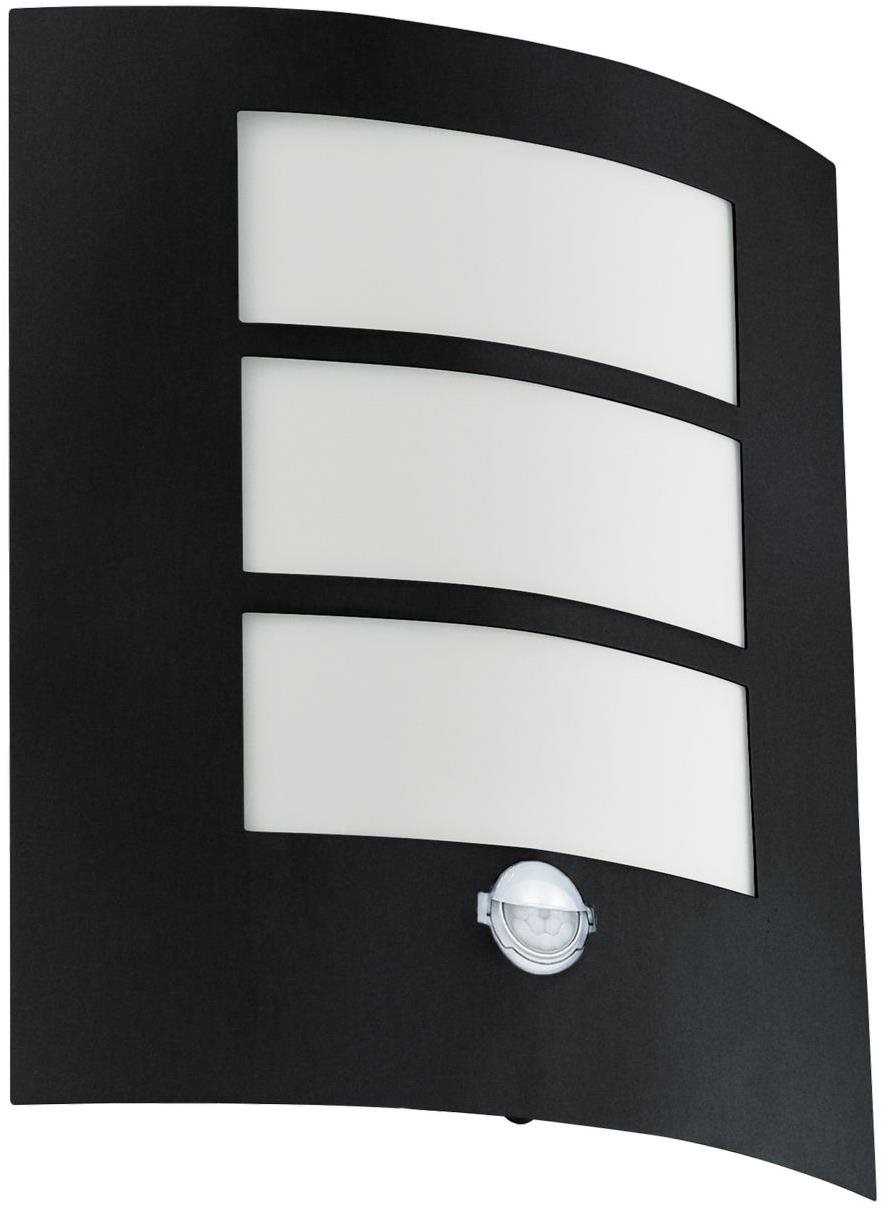 Eglo 99568 CITY Vonkajšie nástenné svietidlo so senzorom 1× E27 / 40 W / 230 V IP44
