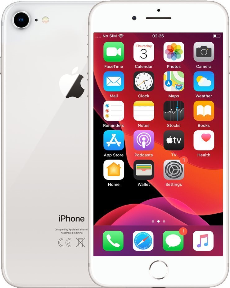 Repasovaný iPhone 8 64 GB strieborný
