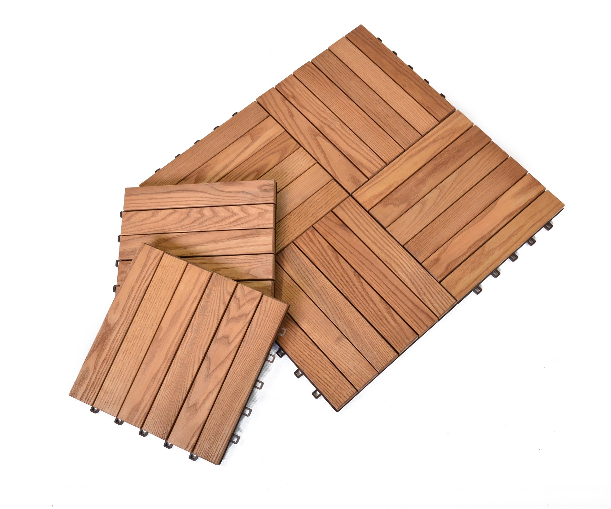 ROJAPLAST Dlaždica podlahová Thermowood – 6 ks v balení