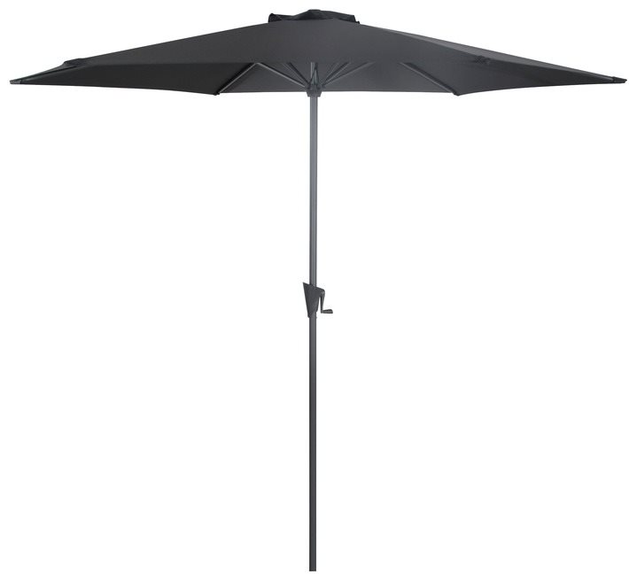 ROJAPLAST Slnečník záhradný, sivý 300 cm