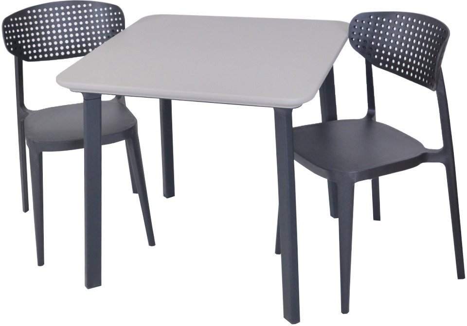 ROJAPLAST Set záhradného nábytku ITALIA BALCONY záhradný stôl 1 + 2 záhradné stoličky AIRE