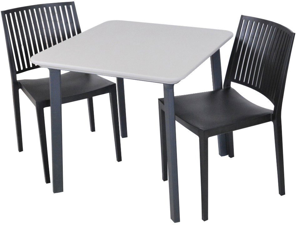 ROJAPLAST Set záhradného nábytku ITALIA BALCONY záhradný stôl 1 + 2 záhradné stoličky BARS