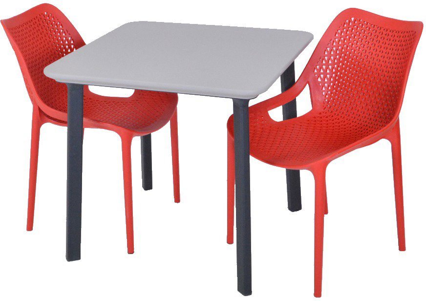 ROJAPLAST Set záhradného nábytku ITALIA BALCONY záhradný stôl 1 + 2 záhradné stoličky BILROS