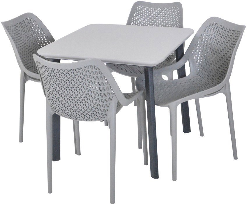 ROJAPLAST Set záhradného nábytku ITALIA BALCONY záhradný stôl 1 + 4 záhradné stoličky BILROS