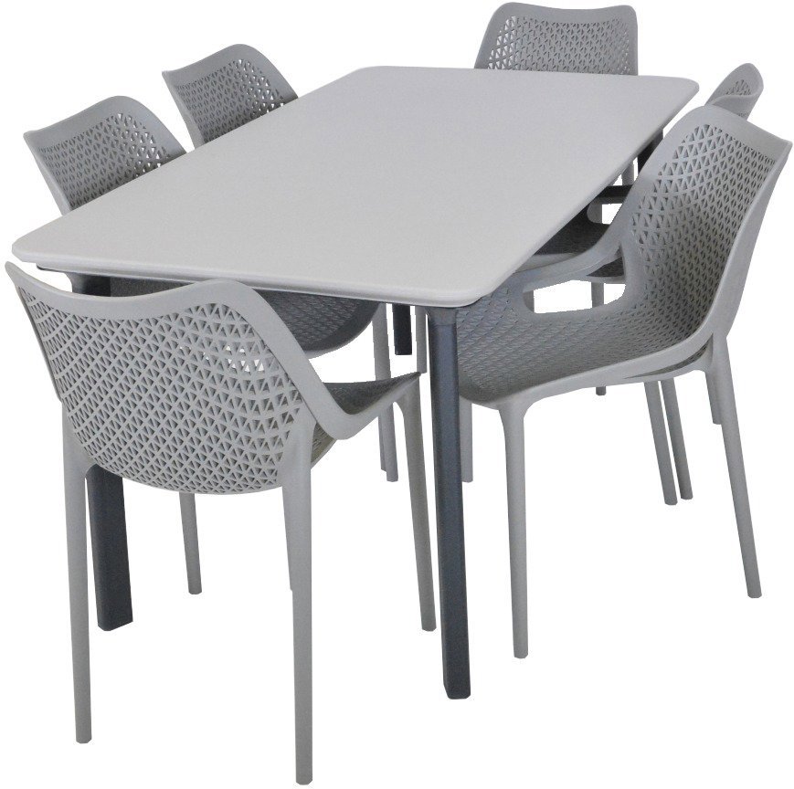 ROJAPLAST Set záhradného nábytku ITALIA DINING záhradný stôl 1 + 6 záhradných stoličiek BILROS