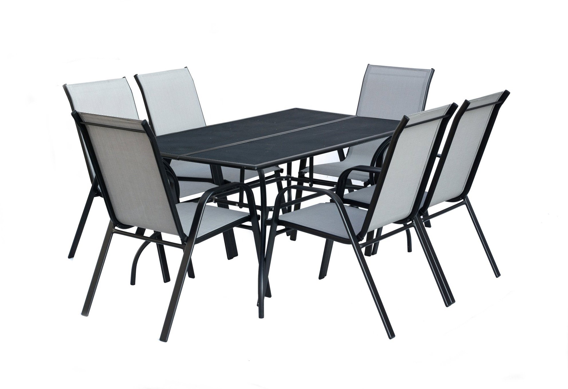 ROJAPLAST Set záhradného nábytku ZWMT-83 záhradný stôl 1 + 6 záhradných stoličiek XT1012C