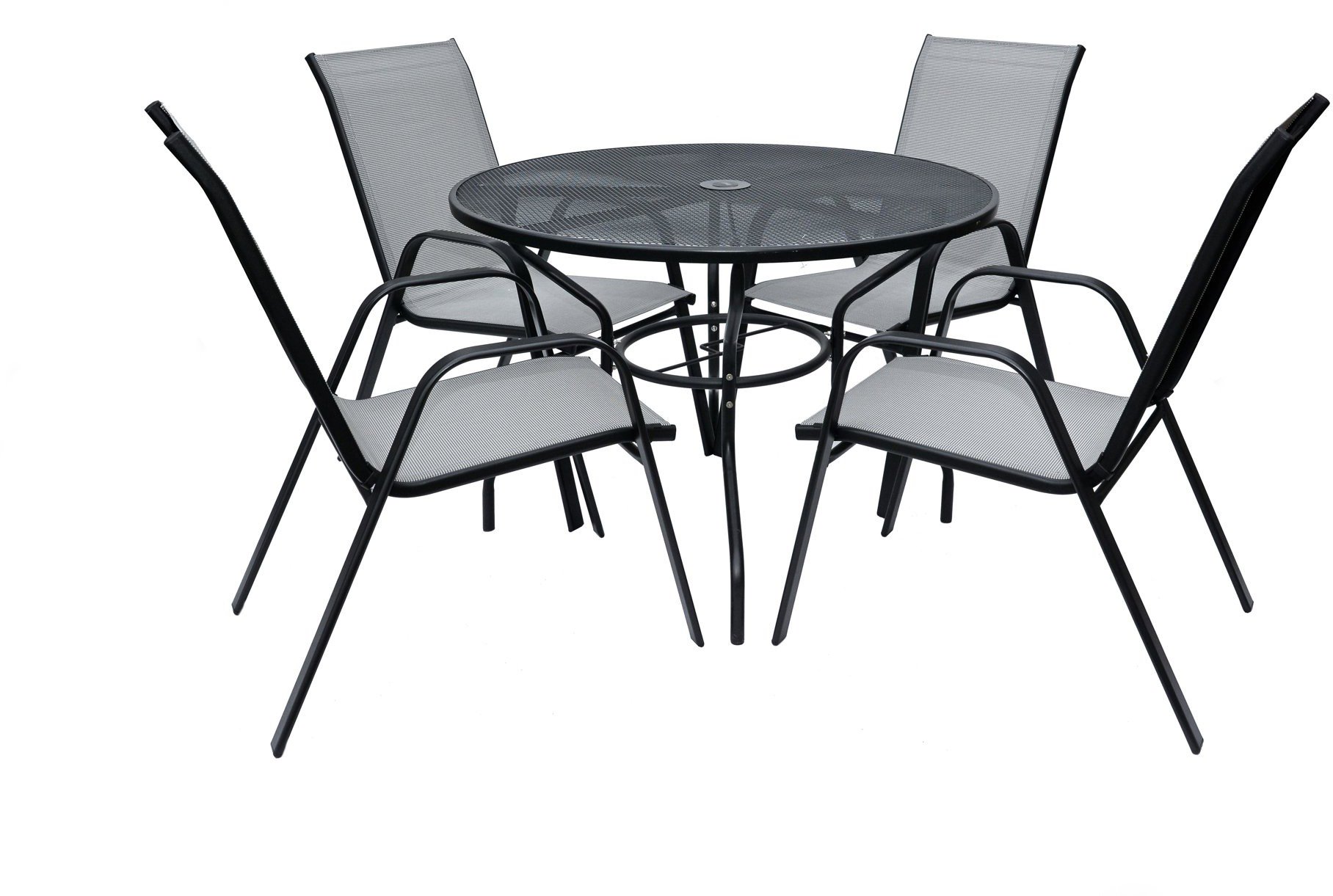 ROJAPLAST Set záhradného nábytku ZWMT-51 záhradný stôl 1 + 4 záhradné stoličky XT1012C