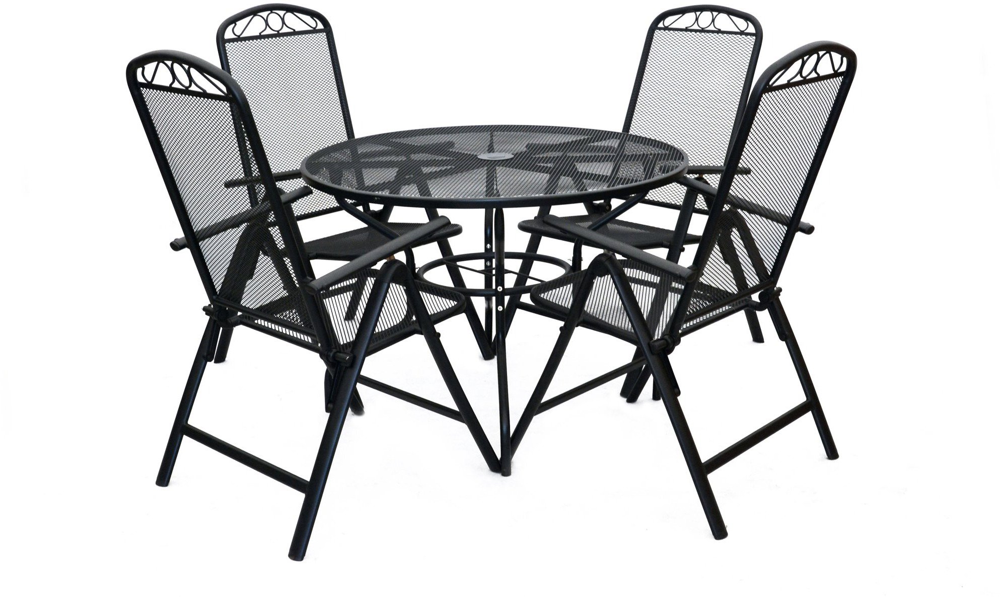 ROJAPLAST Set záhradného nábytku ZWMT-51 záhradný stôl 1 + 4 záhradné stoličky ZWMC-38