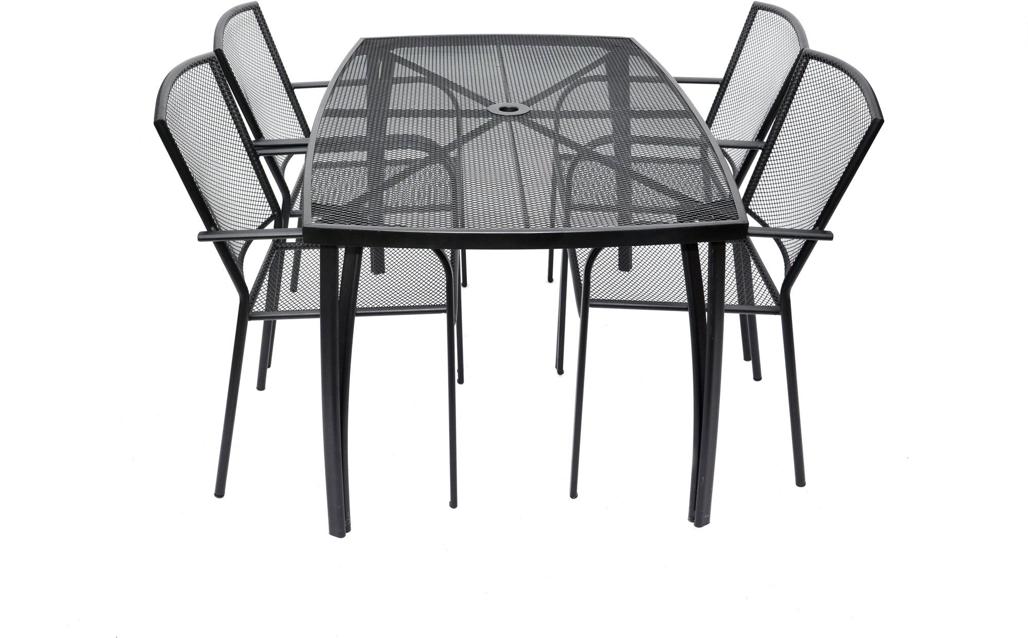 ROJAPLAST Set záhradného nábytku ZWMT-24 záhradný stôl 1 + 4 záhradné stoličky ZWMC-19