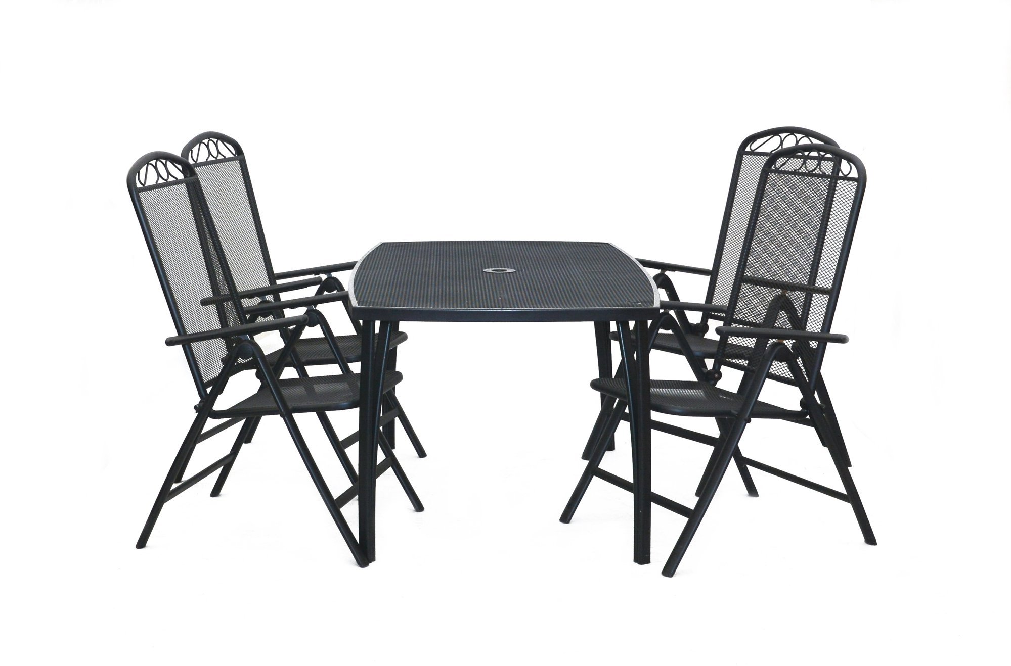 ROJAPLAST Set záhradného nábytku ZWMT-24 záhradný stôl 1 + 4 záhradné stoličky ZWMC-38