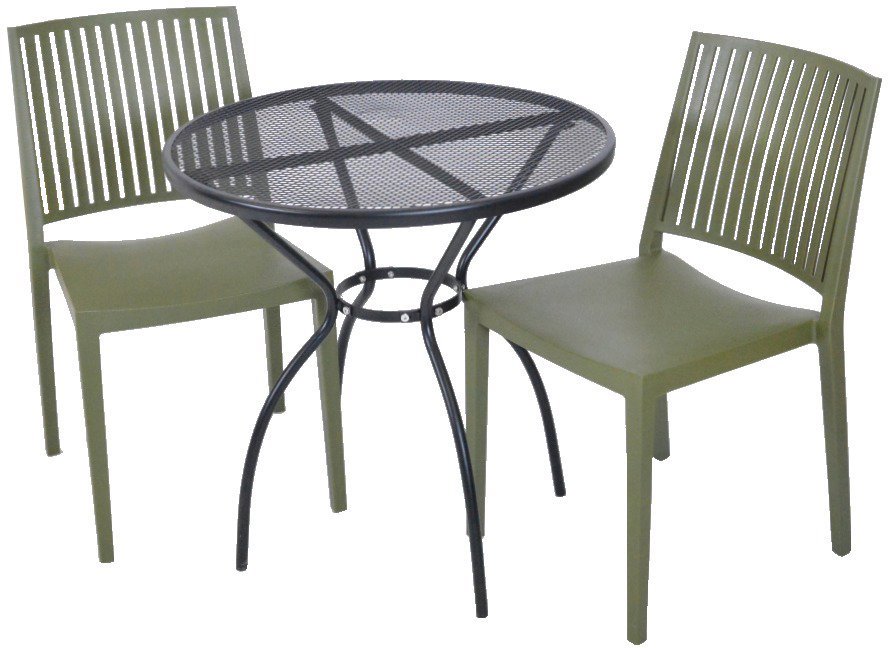 ROJAPLAST Set záhradného nábytku ZWMT-06 záhradný stôl 1 + 2 záhradné stoličky BARS