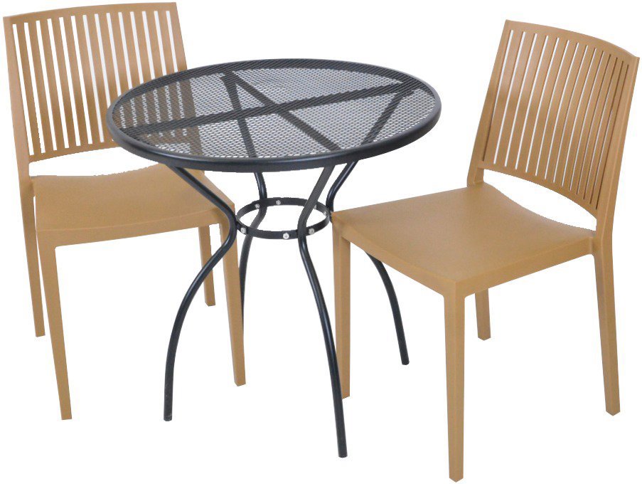 ROJAPLAST Set záhradného nábytku ZWMT-06 záhradný stôl 1 + 2 záhradné stoličky BARS